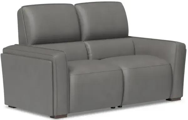 Power Reclining Loveseat - Aline Light Grey