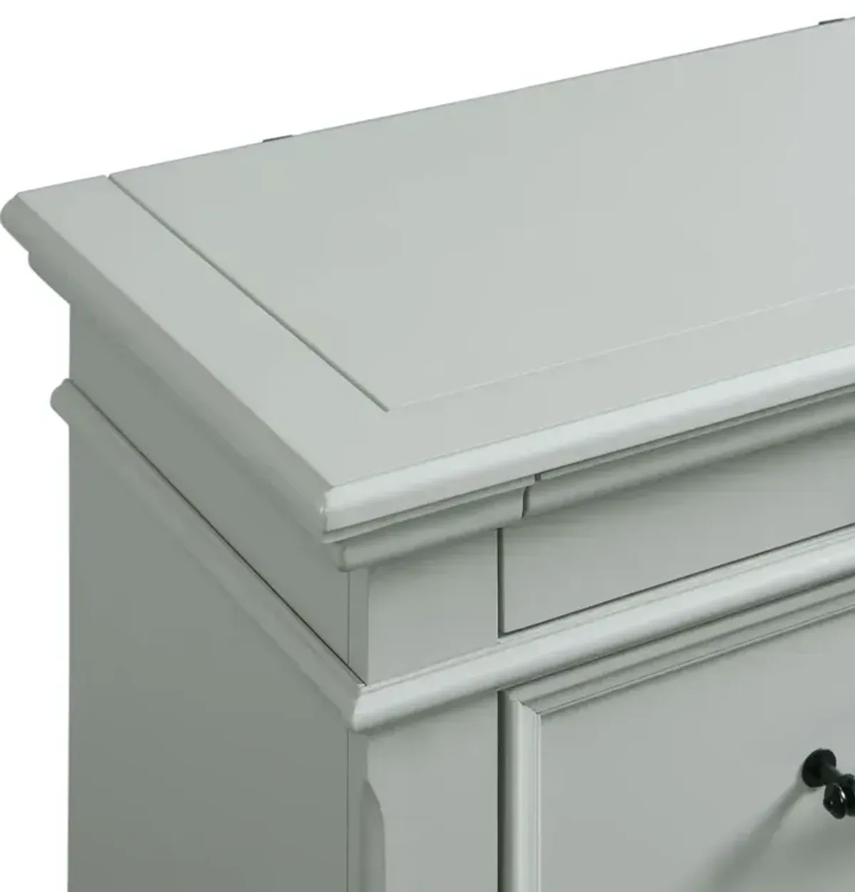 Slater Nightstand w/USB - Grey