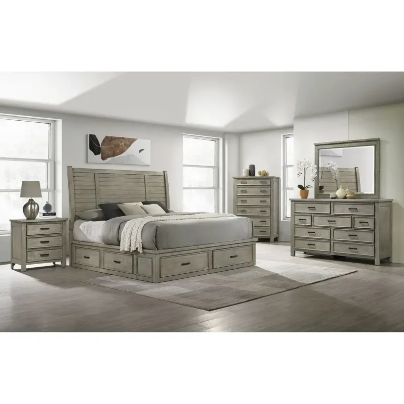 Sullivan 9 Drawer Dresser - Drift Grey