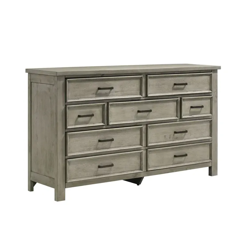 Sullivan 9 Drawer Dresser - Drift Grey