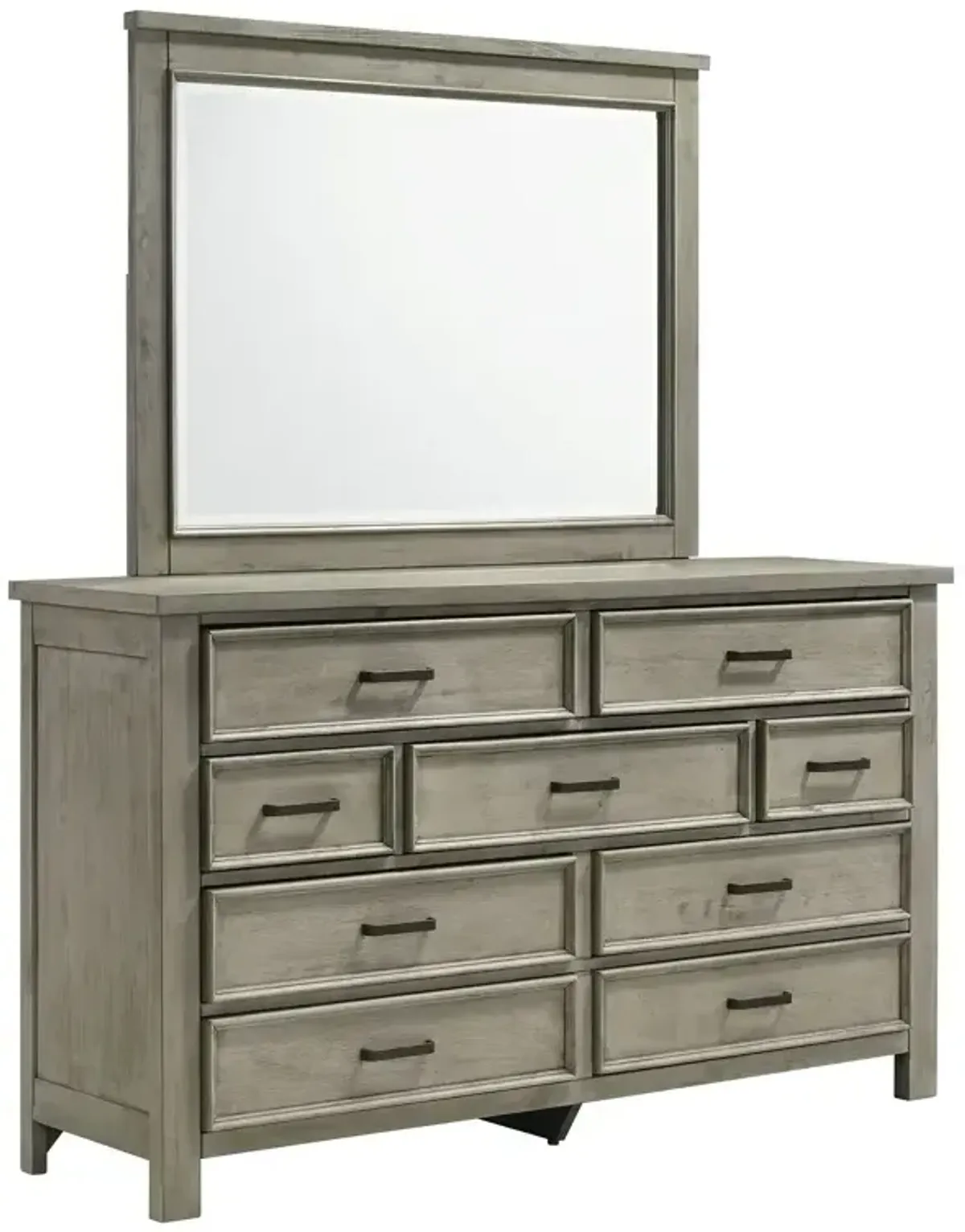 Sullivan Mirror - Drift Grey