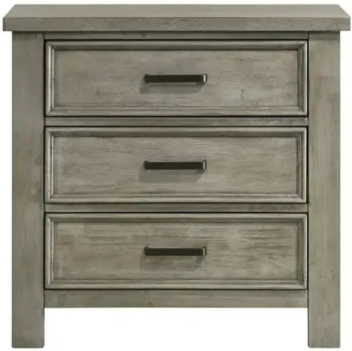 Sullivan 3 Drawer Nightstand  - Drift Grey