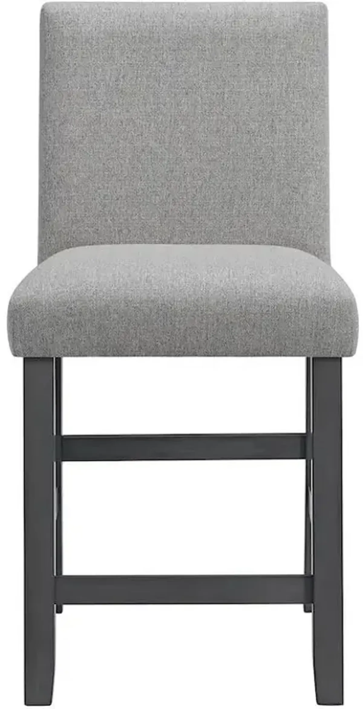 Seneca Counter Side Chair with Grey Fabric - Grey