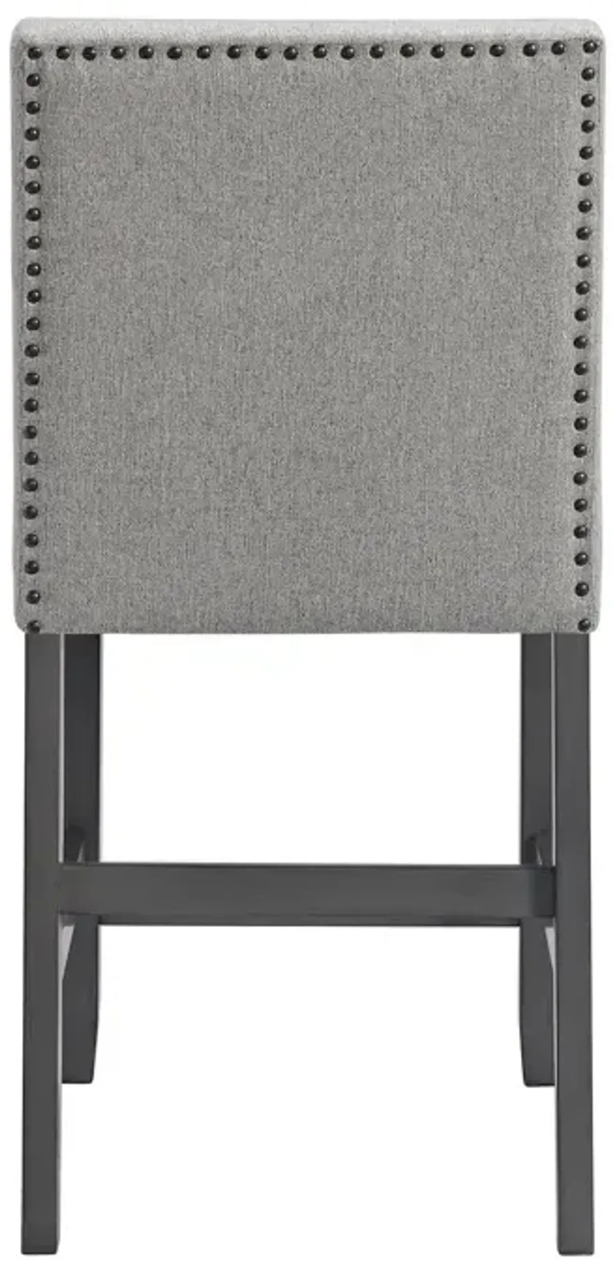 Seneca Counter Side Chair with Grey Fabric - Grey