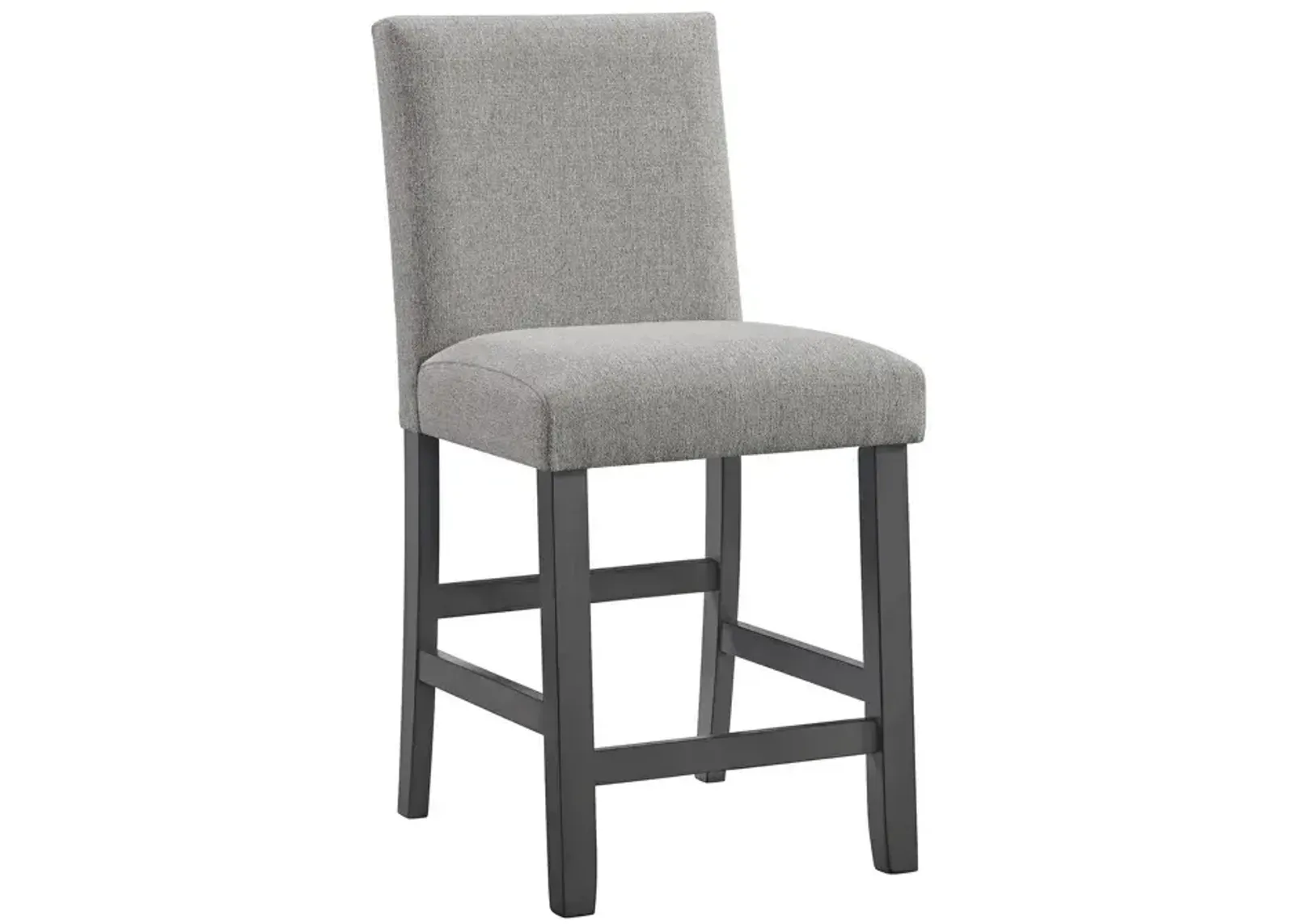 Seneca Counter Side Chair with Grey Fabric - Grey