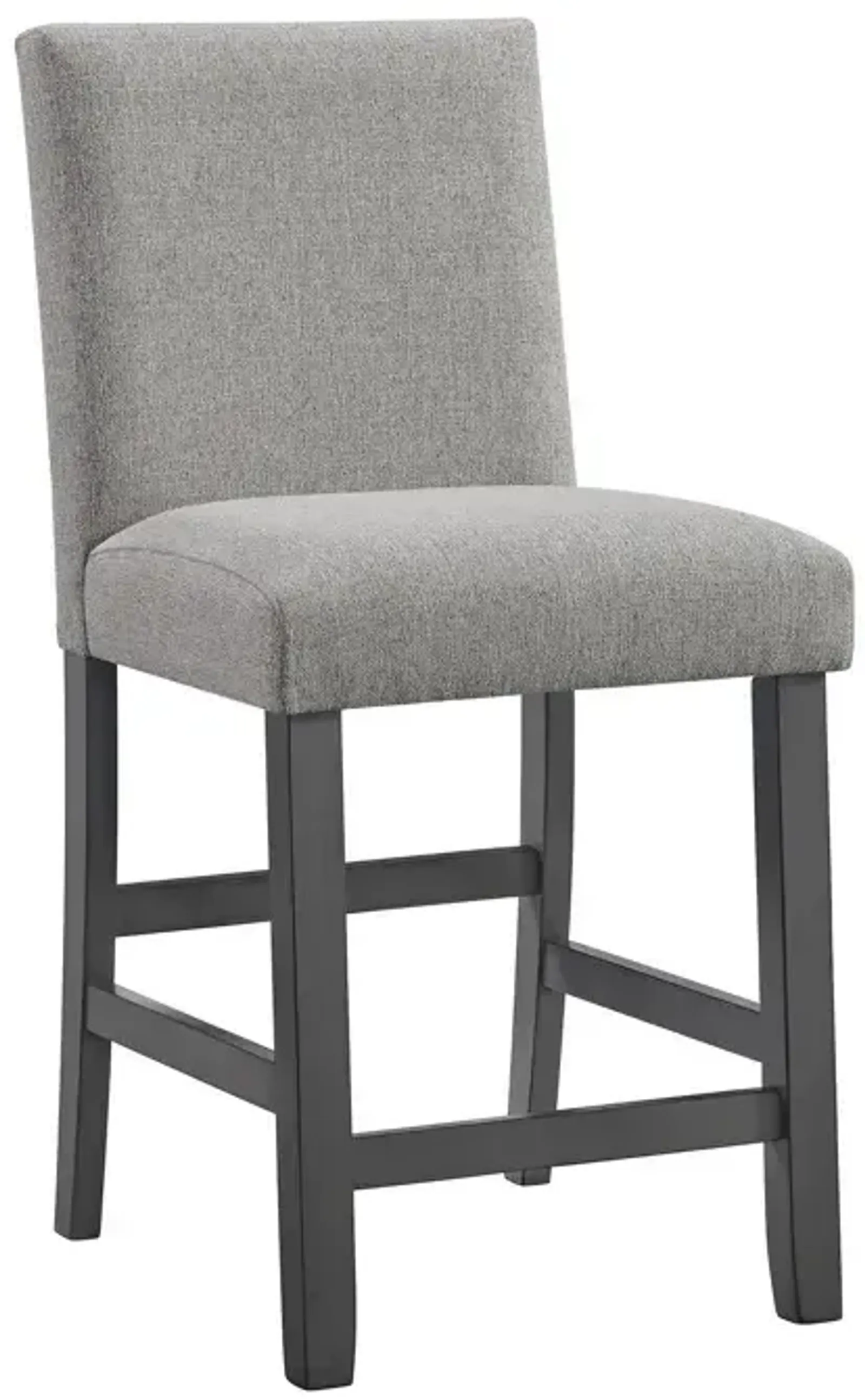 Seneca Counter Side Chair with Grey Fabric - Grey