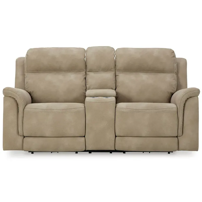 Next-Gen DuraPella Power Reclining Loveseat with Console