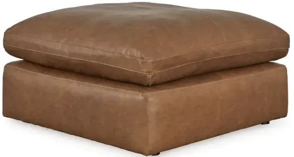 Emilia Oversized Accent Ottoman - Brown