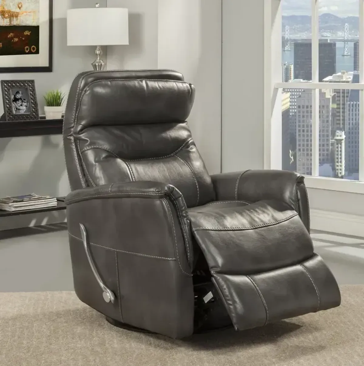 Gemini Flint Manual Swivel Glider Recliner