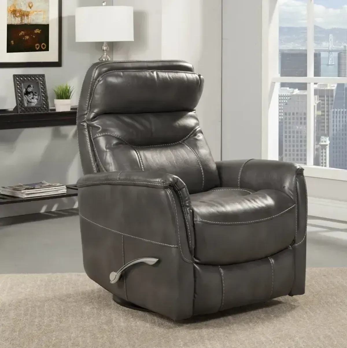 Gemini Flint Manual Swivel Glider Recliner