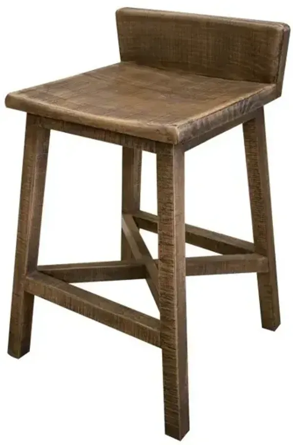 Aruba 24" Wooden Stool