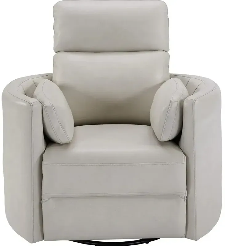 Radius Florence Ivory Power Cordless Swivel Glider Recliner