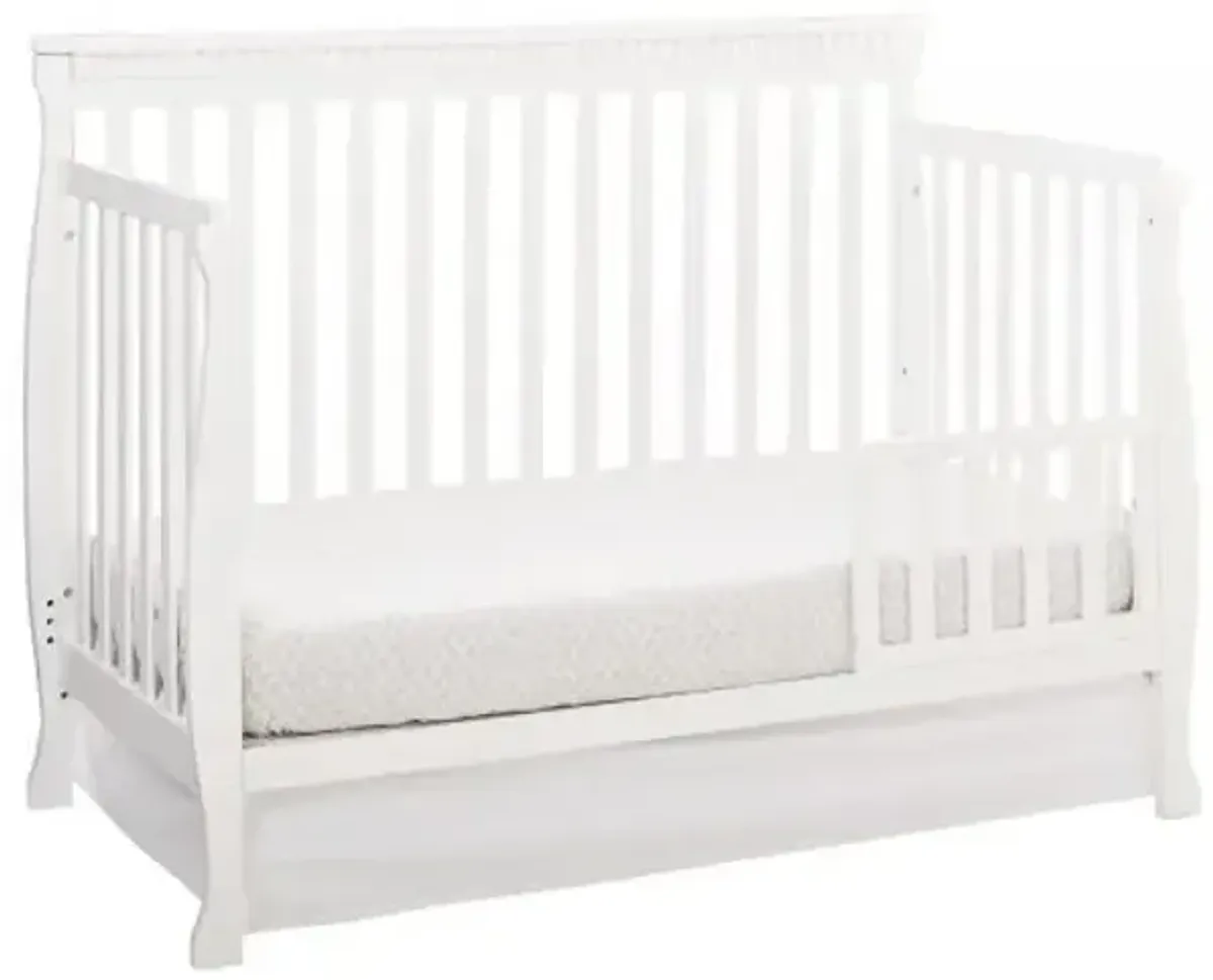 Emery Convertible Slat Crib - White