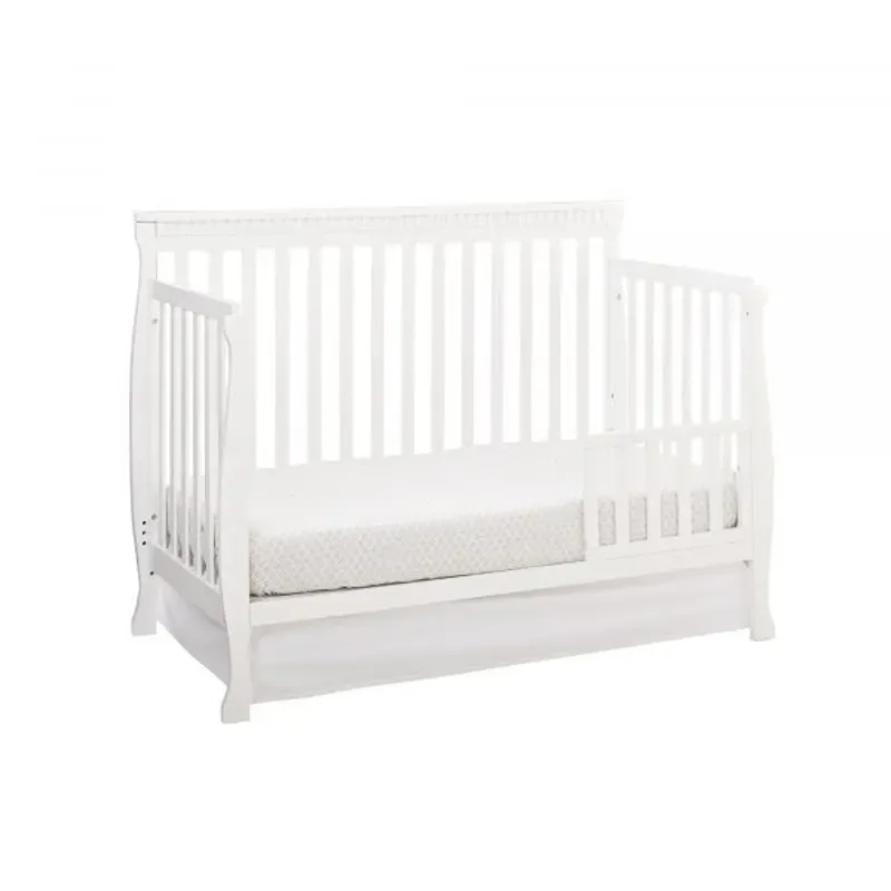 Emery Convertible Slat Crib - White