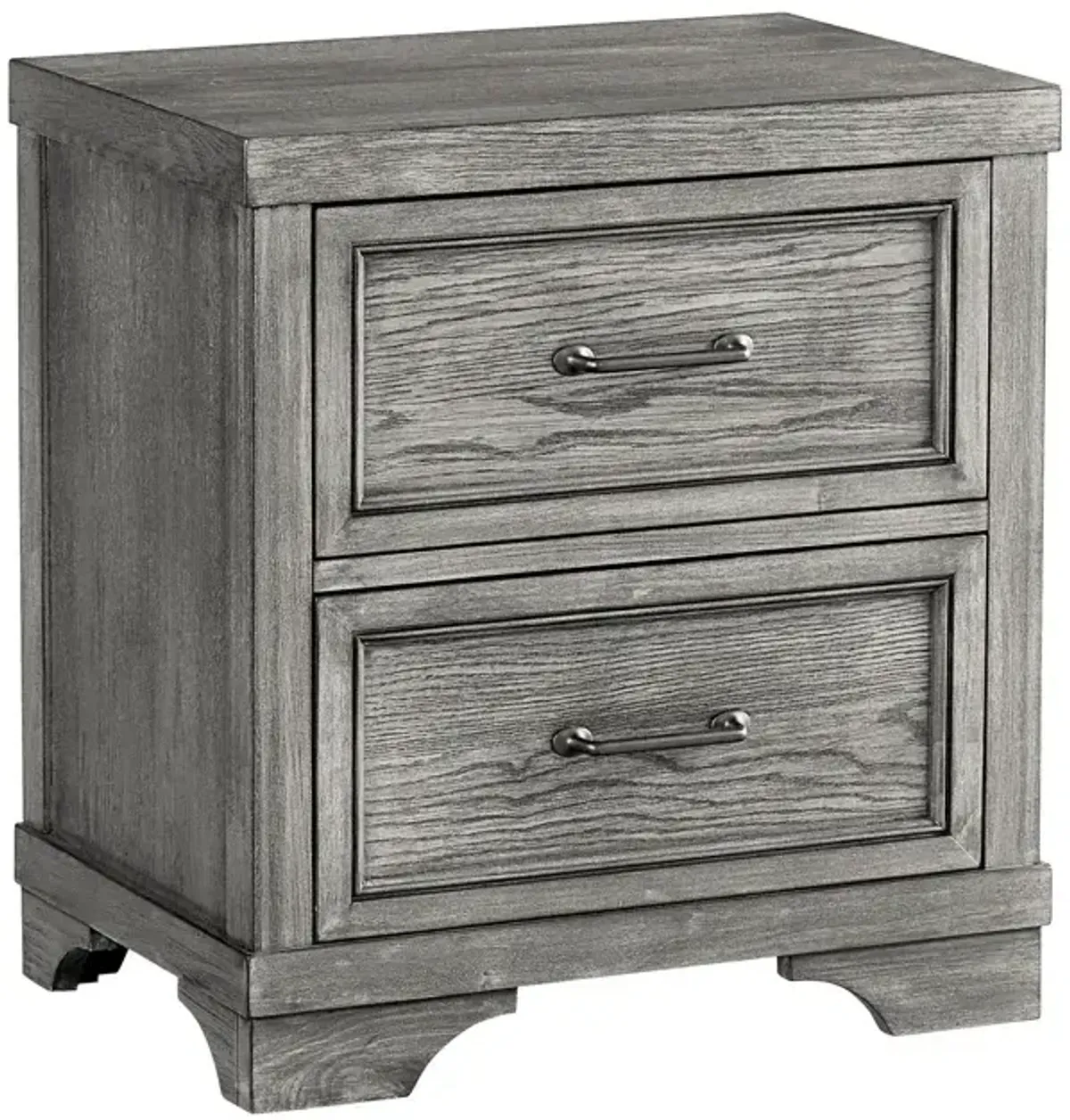 Foundry Nightstand - Brushed Pewter