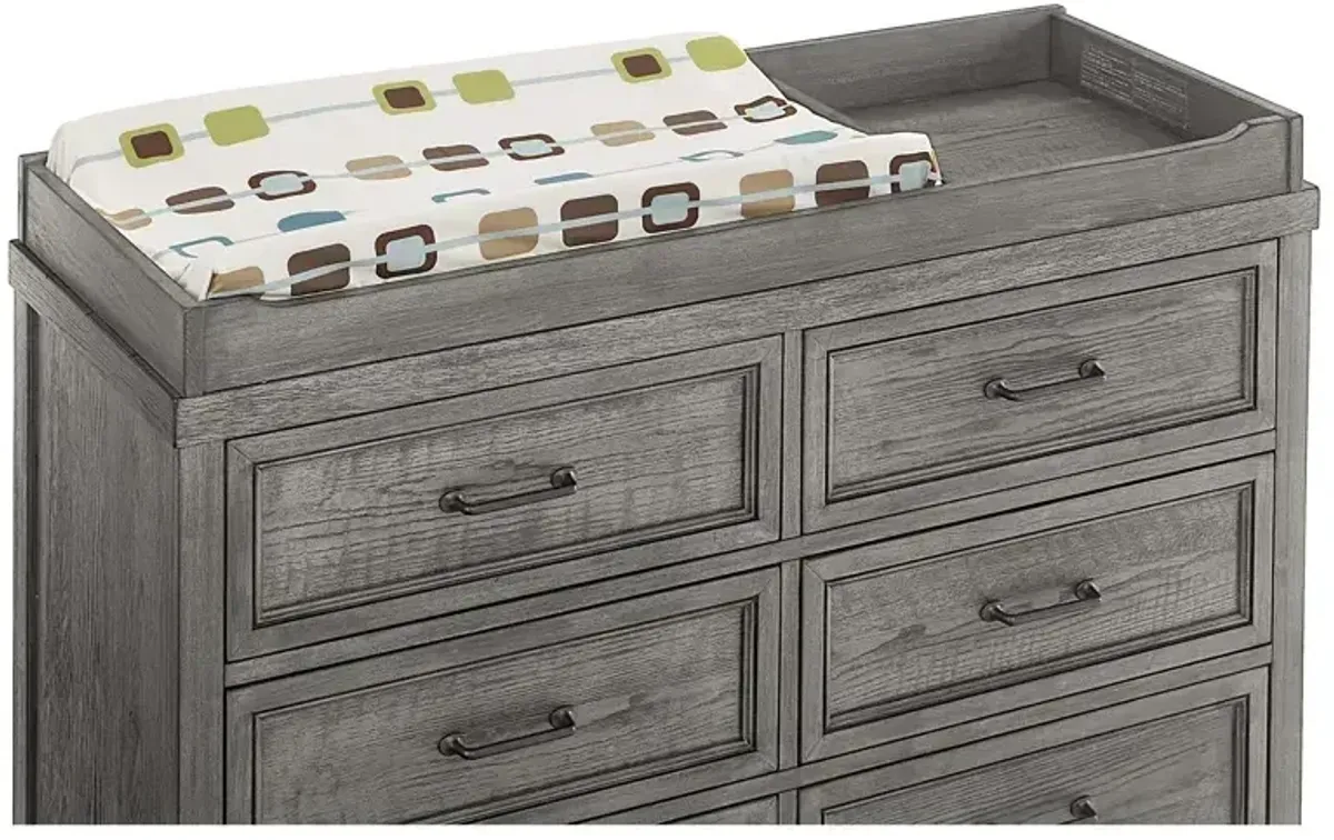 Foundry Changer Top - Brushed Pewter