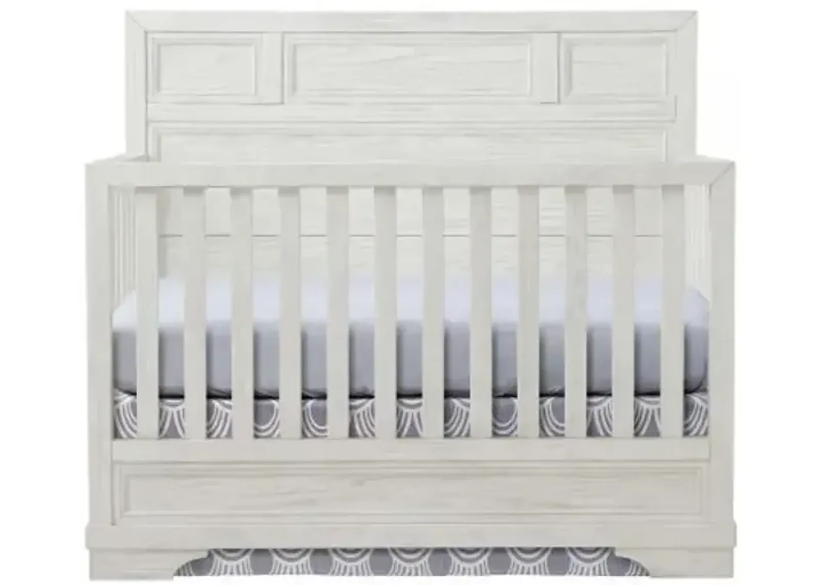 Foundry Flat Top Crib - White Dove