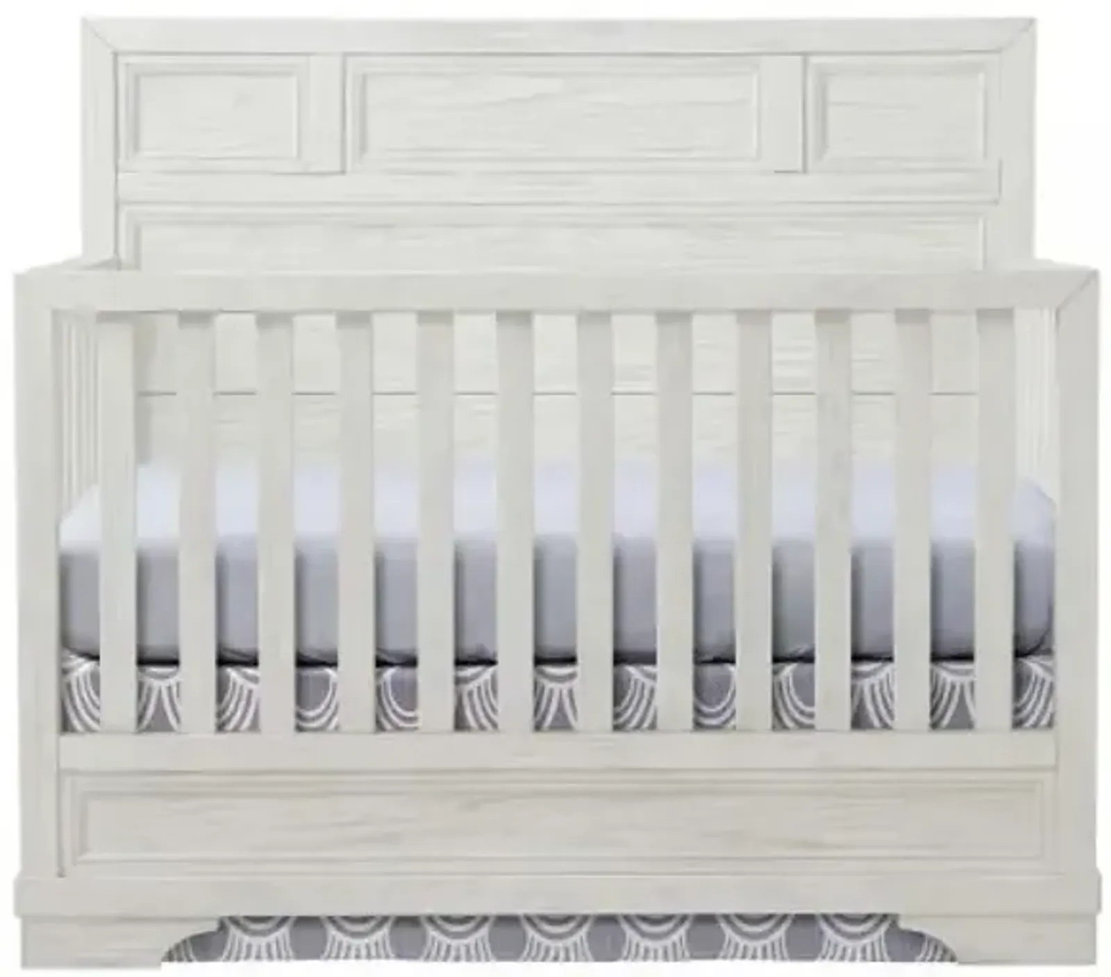 Foundry Flat Top Crib - White Dove