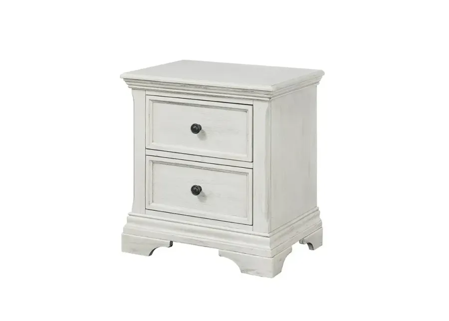 Olivia Nightstand - Brushed White