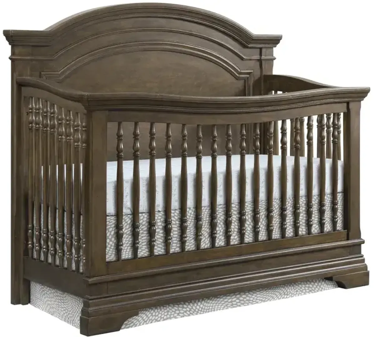 Olivia Arch Top Crib - Rosewood