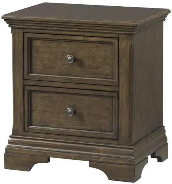 Olivia Nightstand - Rosewood