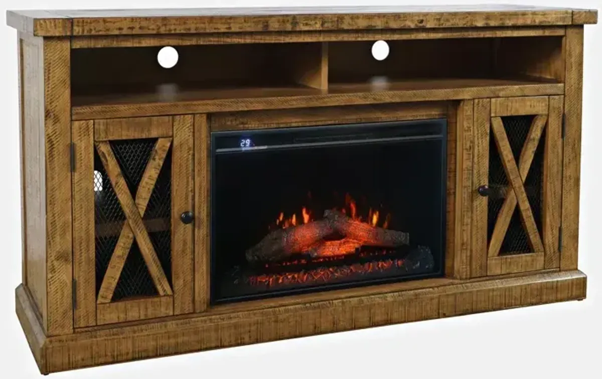 Telluride Electric Fireplace Media Console