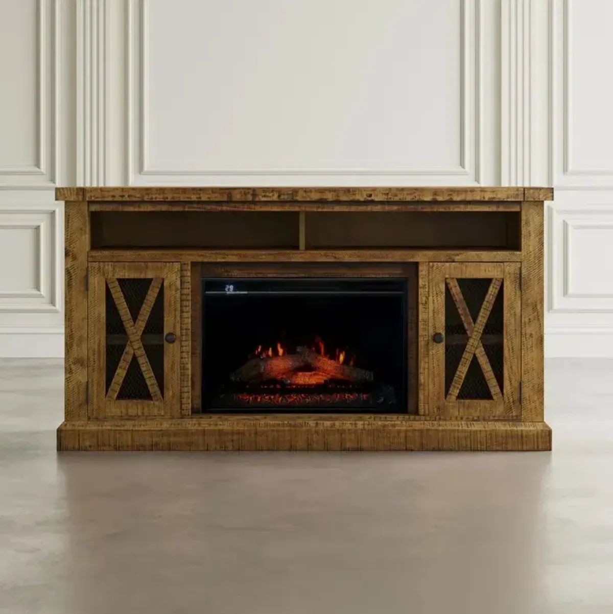 Telluride Electric Fireplace Media Console