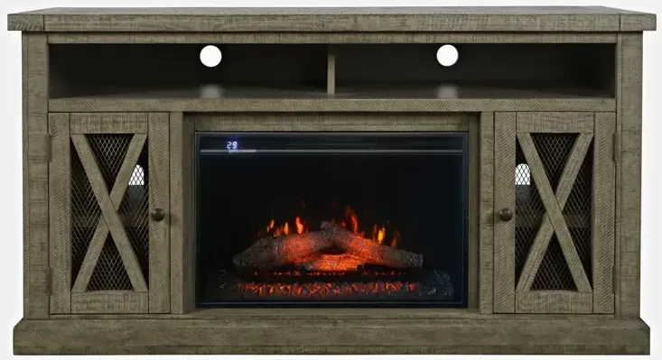 Telluride Electric Fireplace Media Console