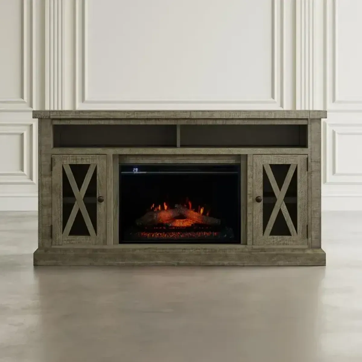 Telluride Electric Fireplace Media Console