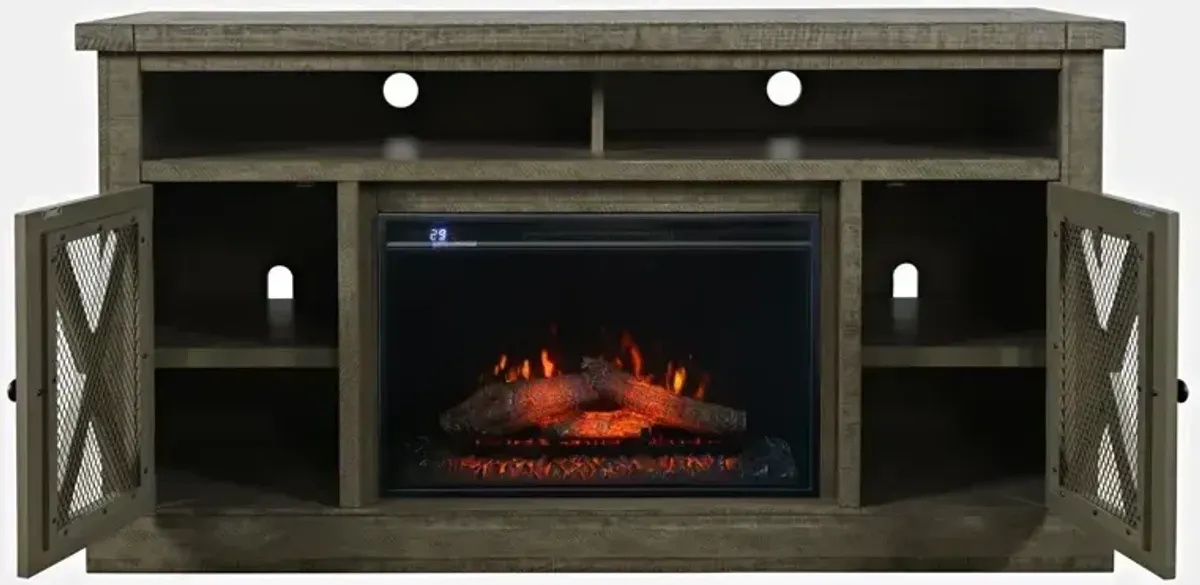 Telluride Electric Fireplace Media Console