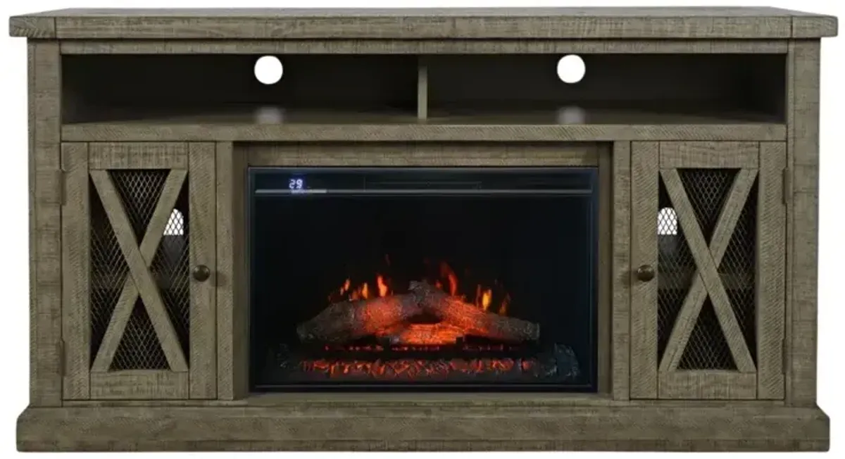 Telluride Electric Fireplace Media Console