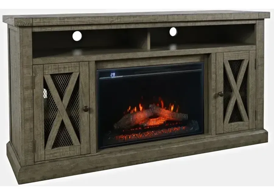 Telluride Electric Fireplace Media Console