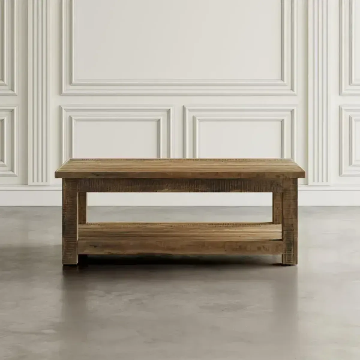 Reclamation Salvaged Wood Rectangle Coffee Table