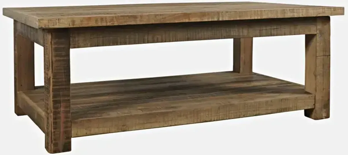 Reclamation Salvaged Wood Rectangle Coffee Table