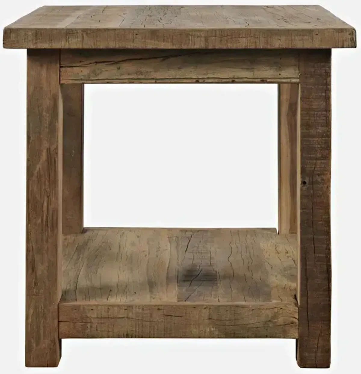 Reclamation Salvaged Wood End Table