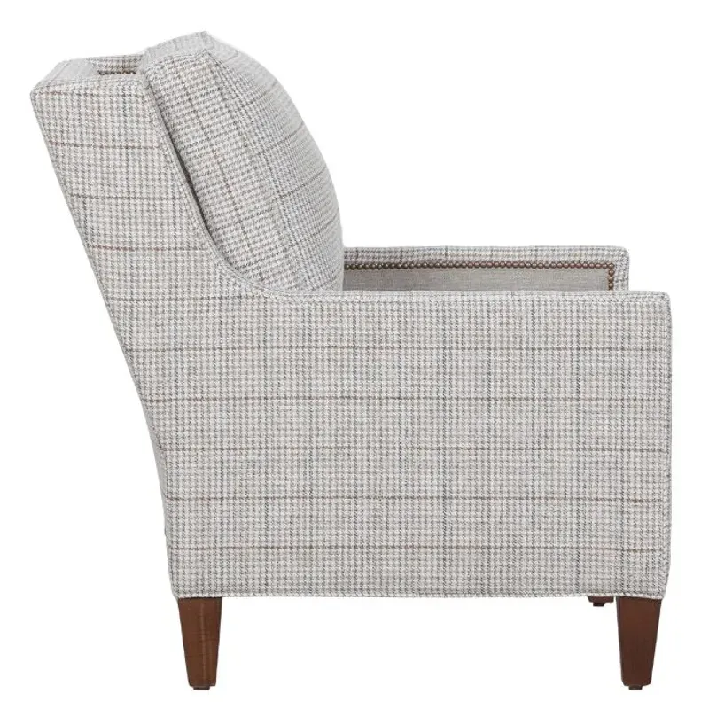 Kelly Lounge Chair with Tapered Leg