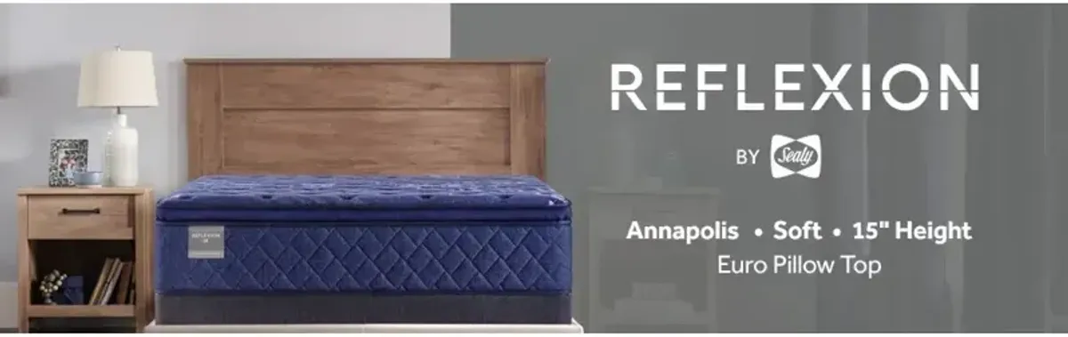 Reflexion Annapolis Soft Euro Pillow Top Mattress