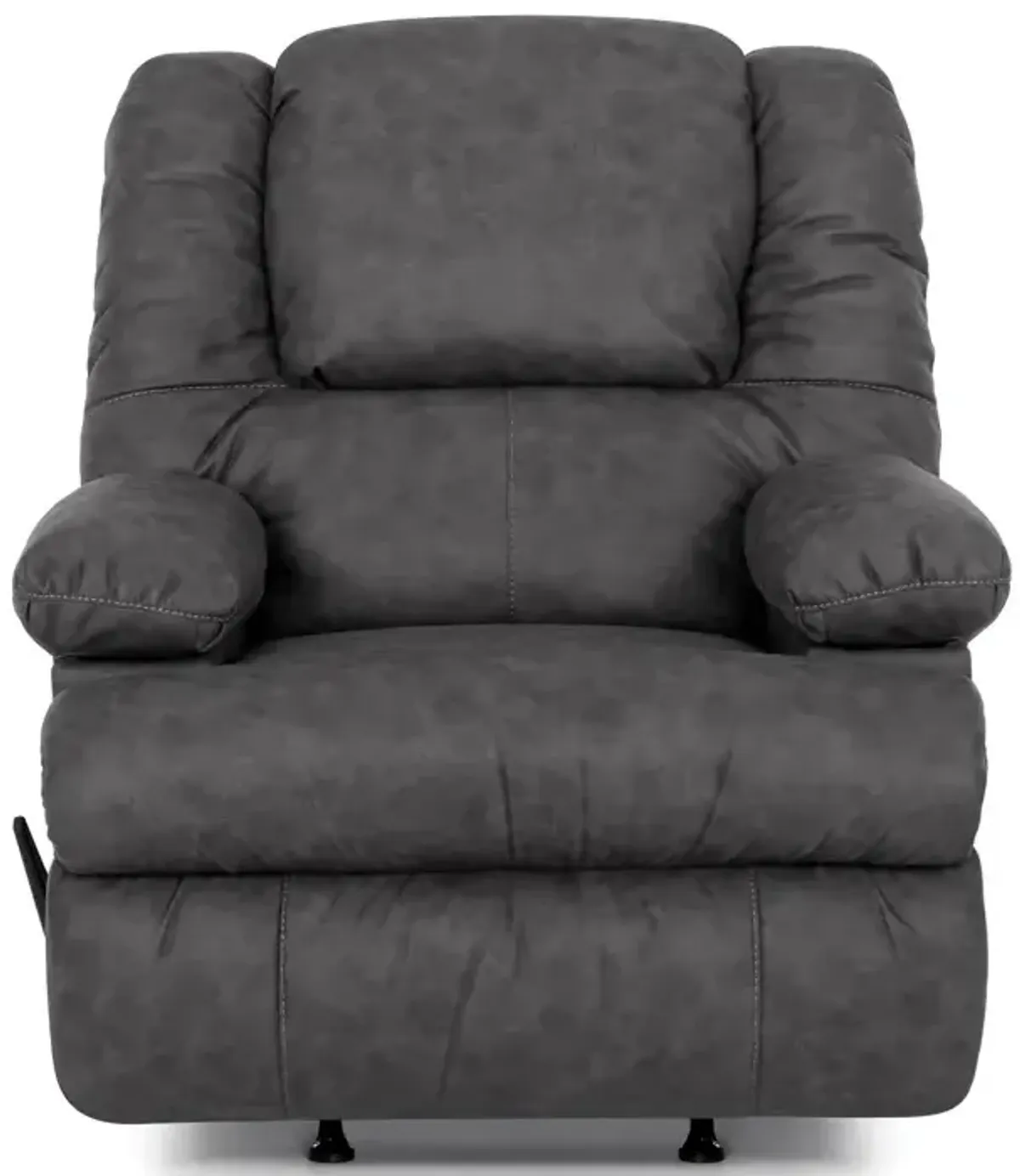 Clayton Rocker Recliner w/ Storage Arms, Cupholder, and Massage - Easter Slate