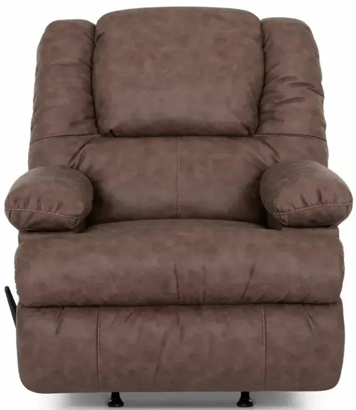 Clayton Rocker Recliner w/ Storage Arms, Cupholder, and Massage - Easter Mocha