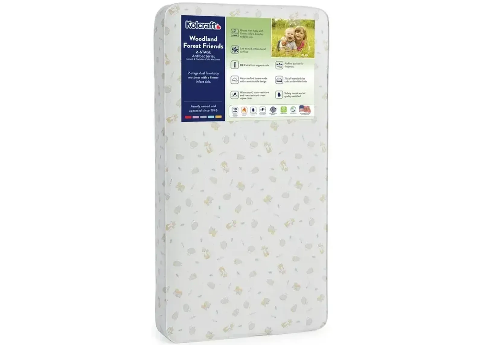 2-Stage Dual Firm Crib & Toddler Mattress