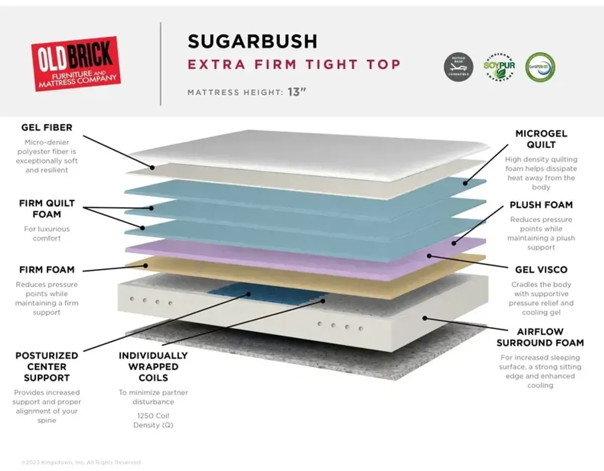 Sugarbush Extra Firm Tight Top 13" Mattress