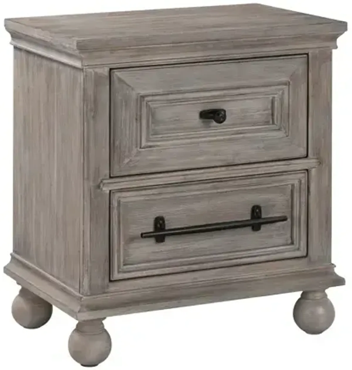 Summerhouse 2 Drawer Nightstand - Fieldstone