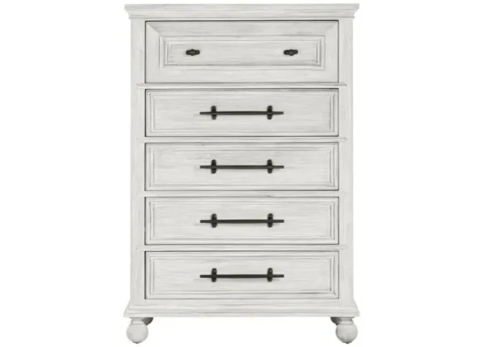 Summerhouse 5 Drawer Chest - Dover White