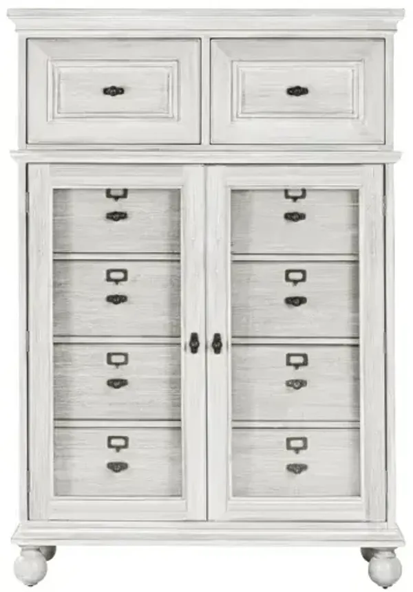 Summerhouse Door Chest - Dover White