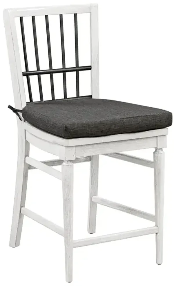 Summerhouse Gathering Stool - Dover White