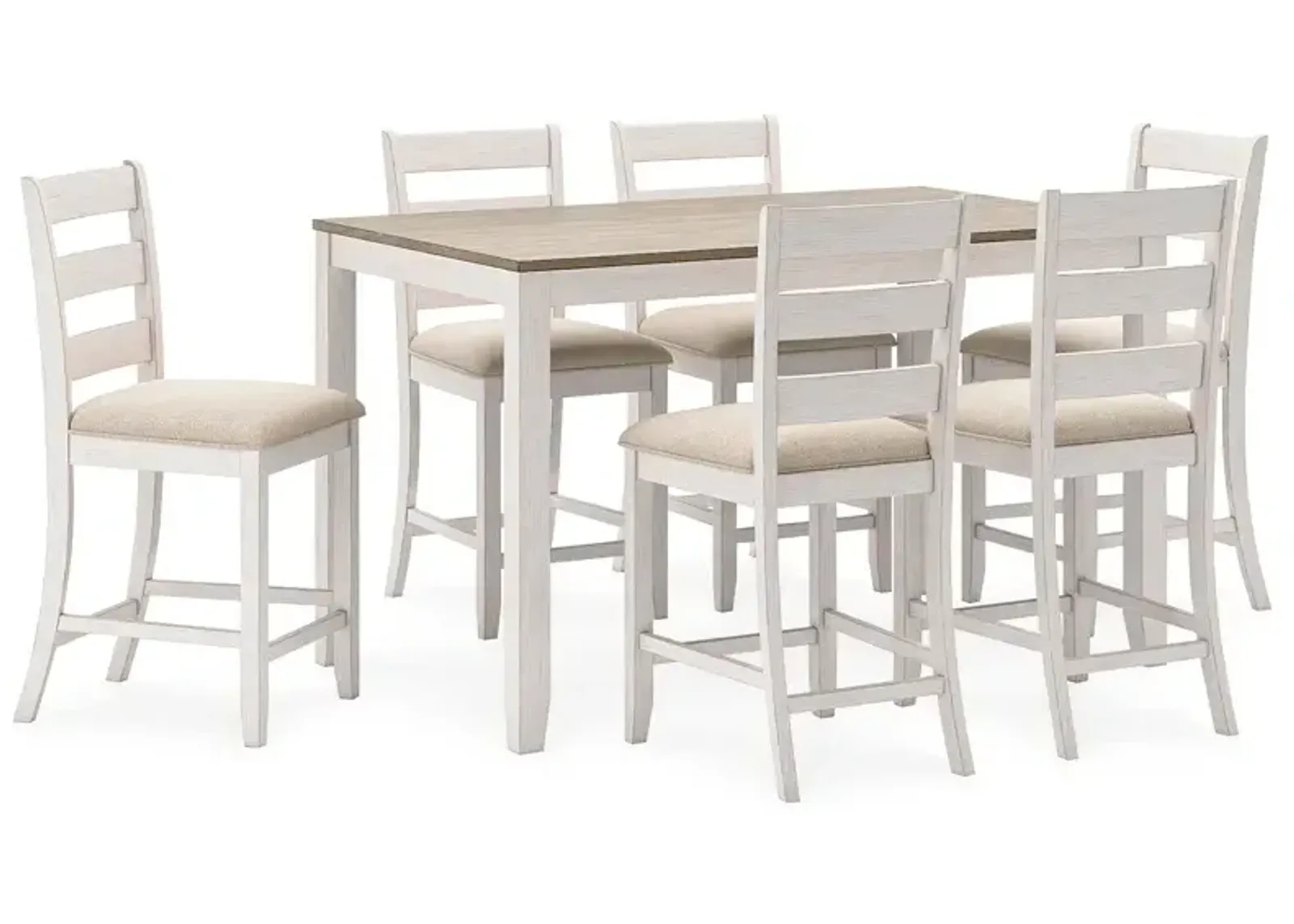 Skempton Counter Height Dining Table and Bar Stools (Set of 7)