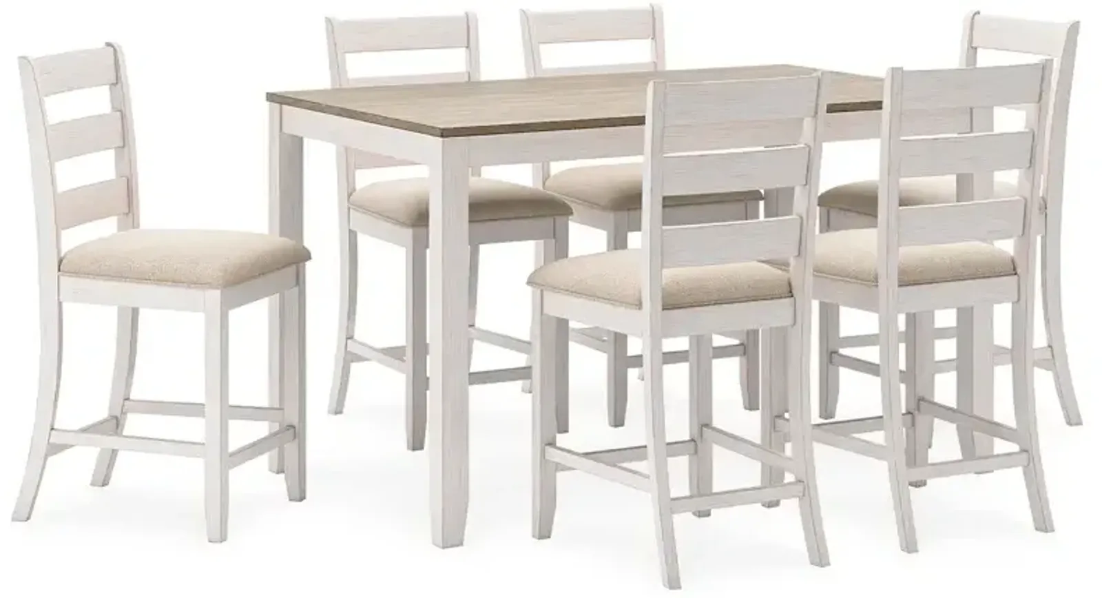 Skempton Counter Height Dining Table and Bar Stools (Set of 7)