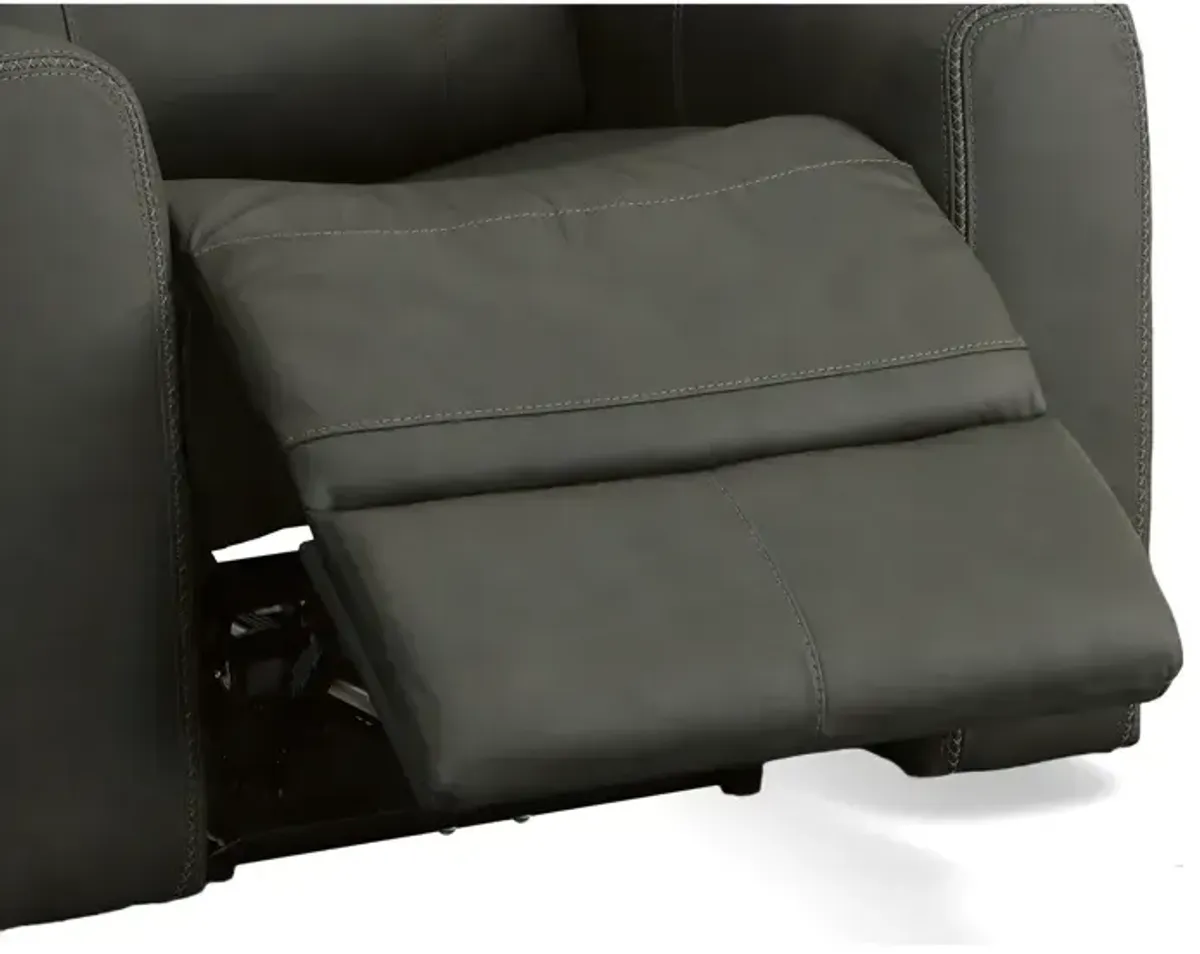 Linden Power Recliner with Power Headrest & Lumbar