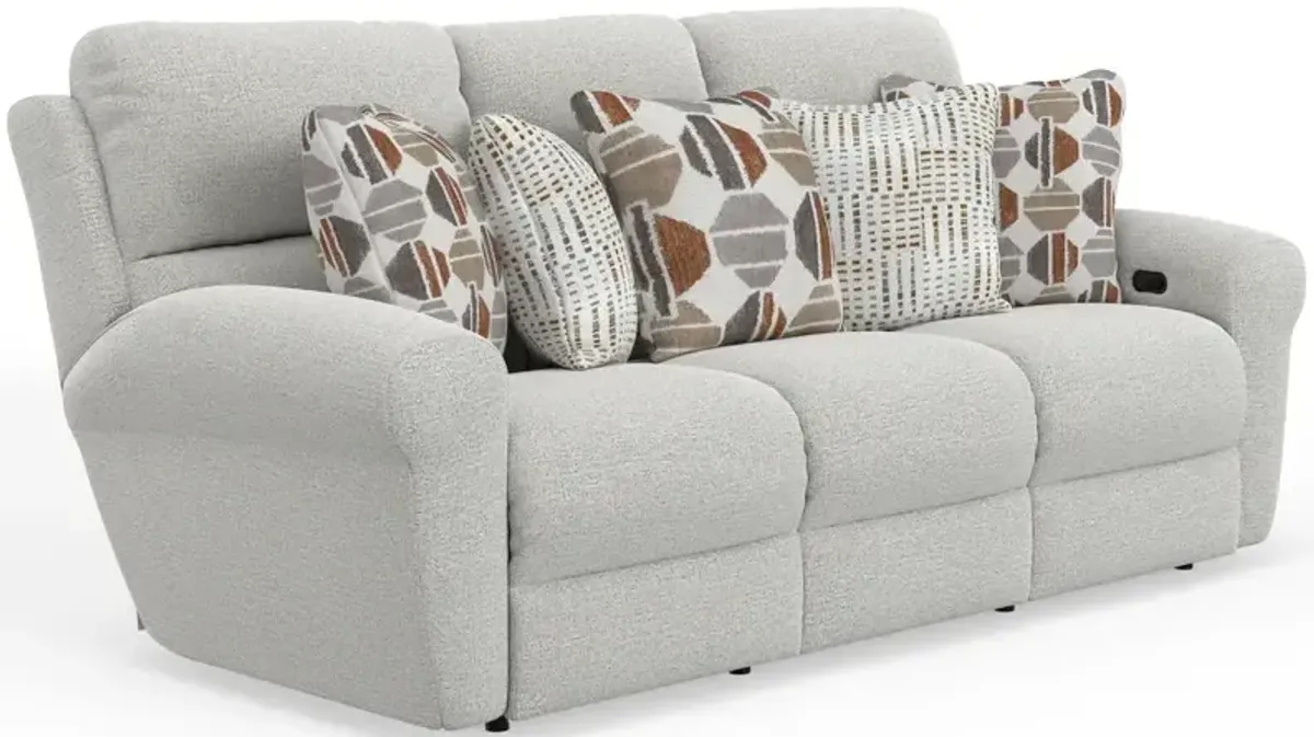 Kellen Power Lay Flat Reclining Sofa w/Zero Gravity - Ecru