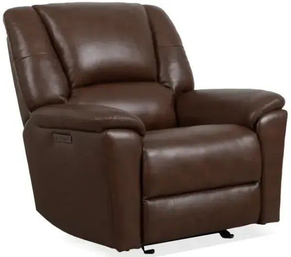 Plush Perfect Match Power Gliding Recliner with Power Headrest & Lumbar
